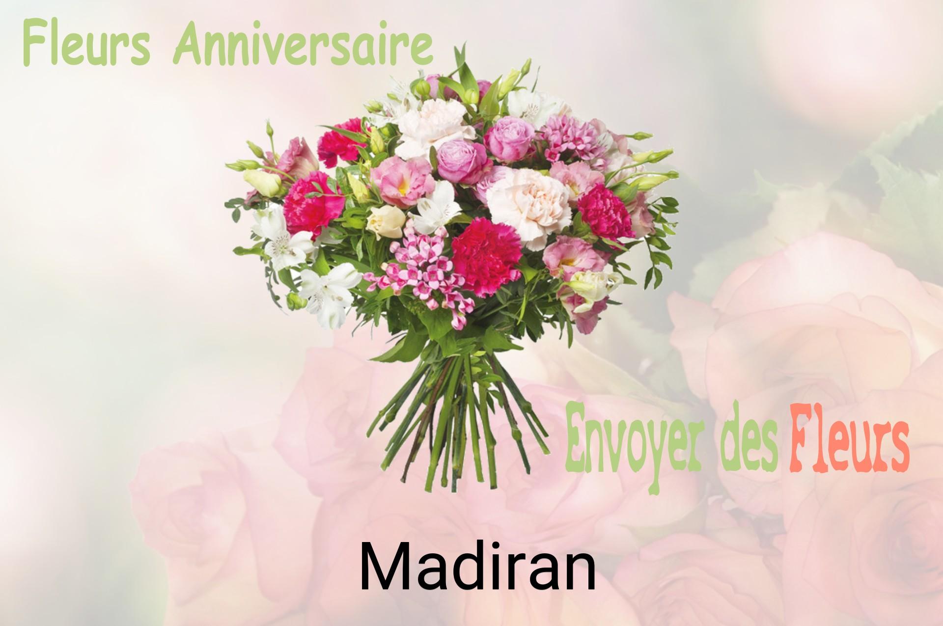 Bouquet de fleurs d’anniversaire livré à Madiran