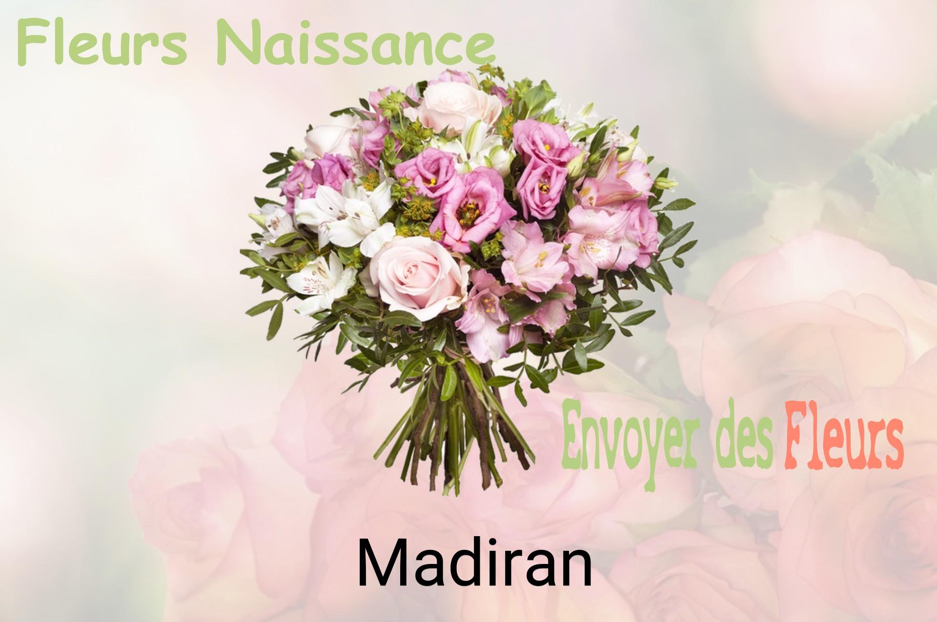 Bouquet de fleurs de naissance livré à Madiran
